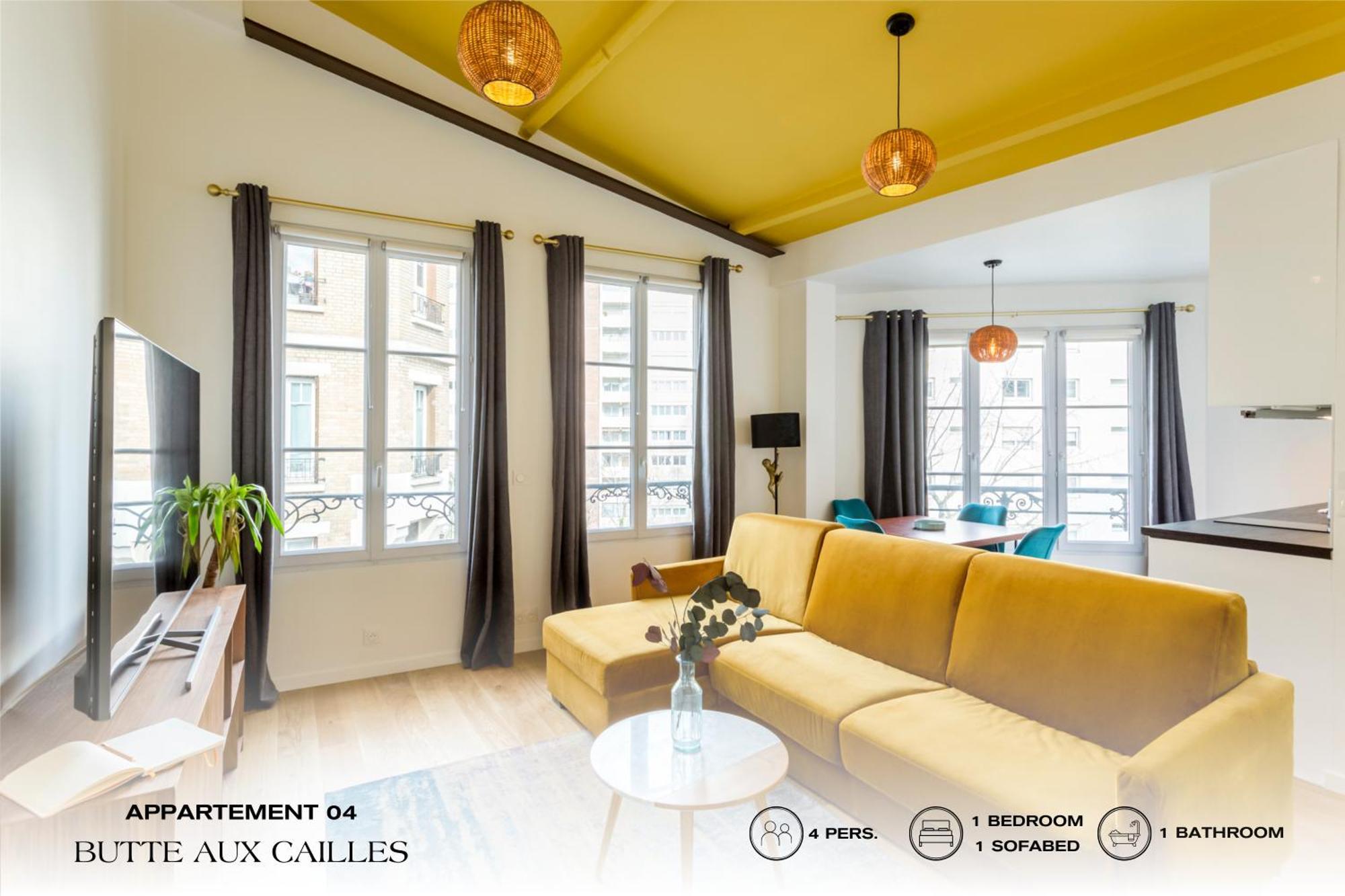 Beauquartier - Butte Aux Cailles I Appartement Parijs Buitenkant foto