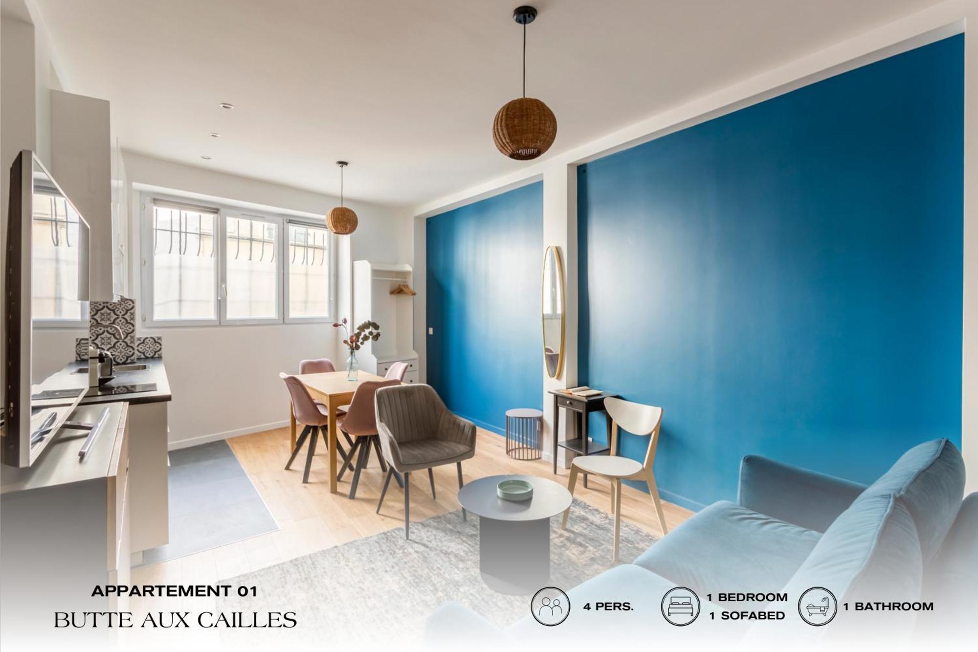 Beauquartier - Butte Aux Cailles I Appartement Parijs Buitenkant foto