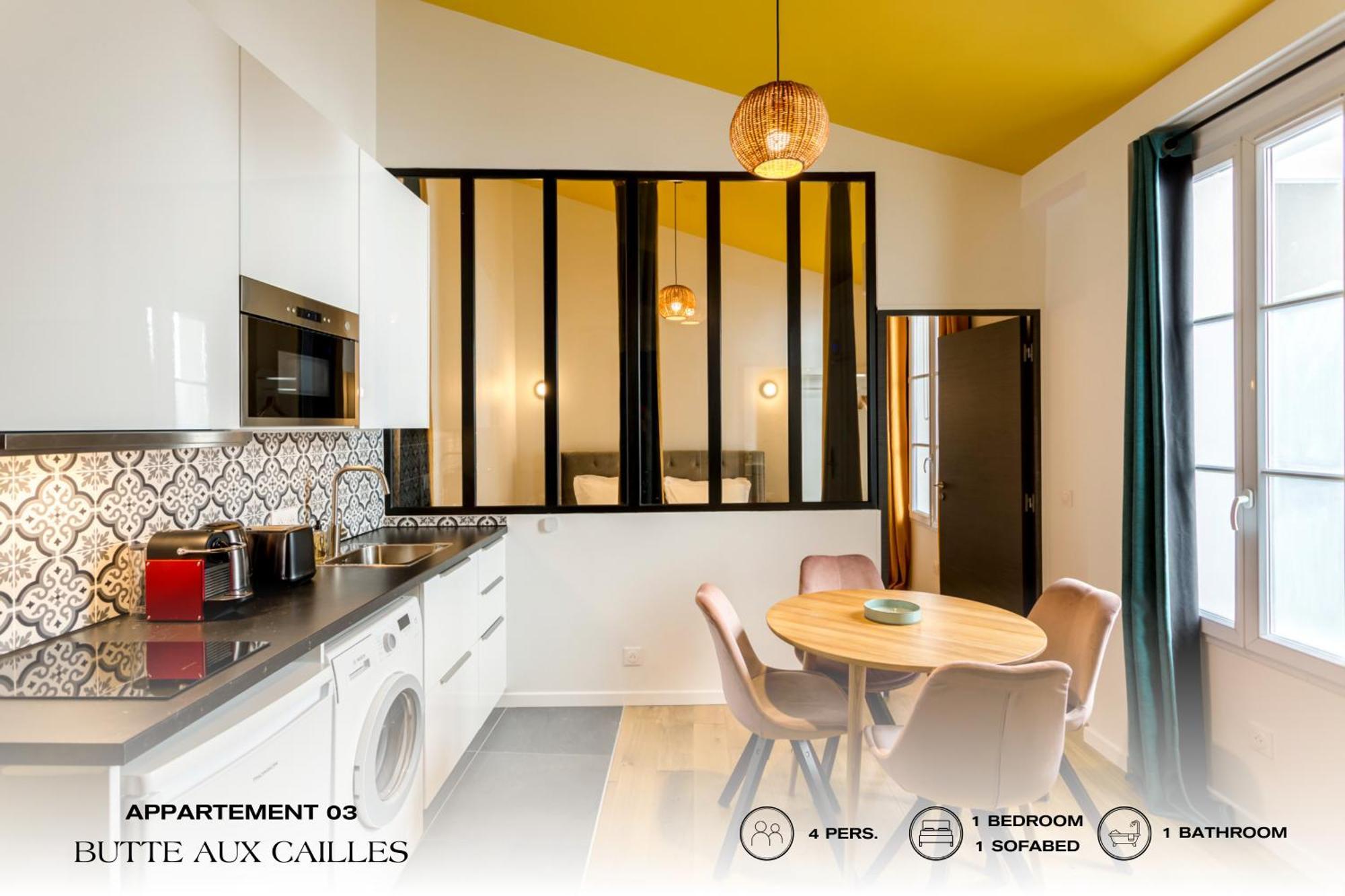 Beauquartier - Butte Aux Cailles I Appartement Parijs Buitenkant foto