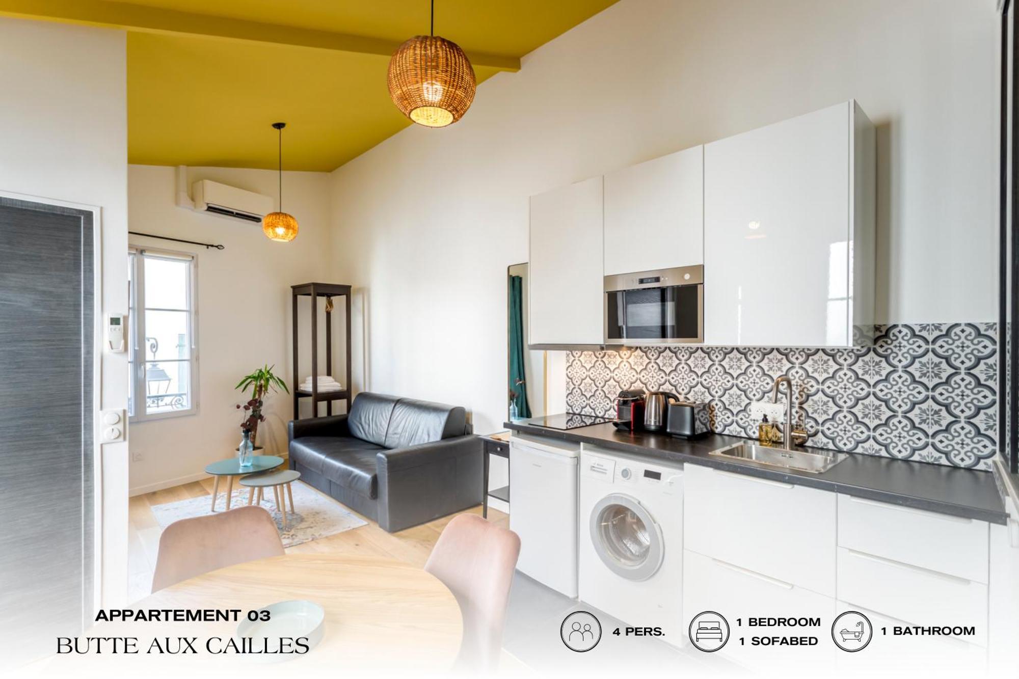 Beauquartier - Butte Aux Cailles I Appartement Parijs Buitenkant foto