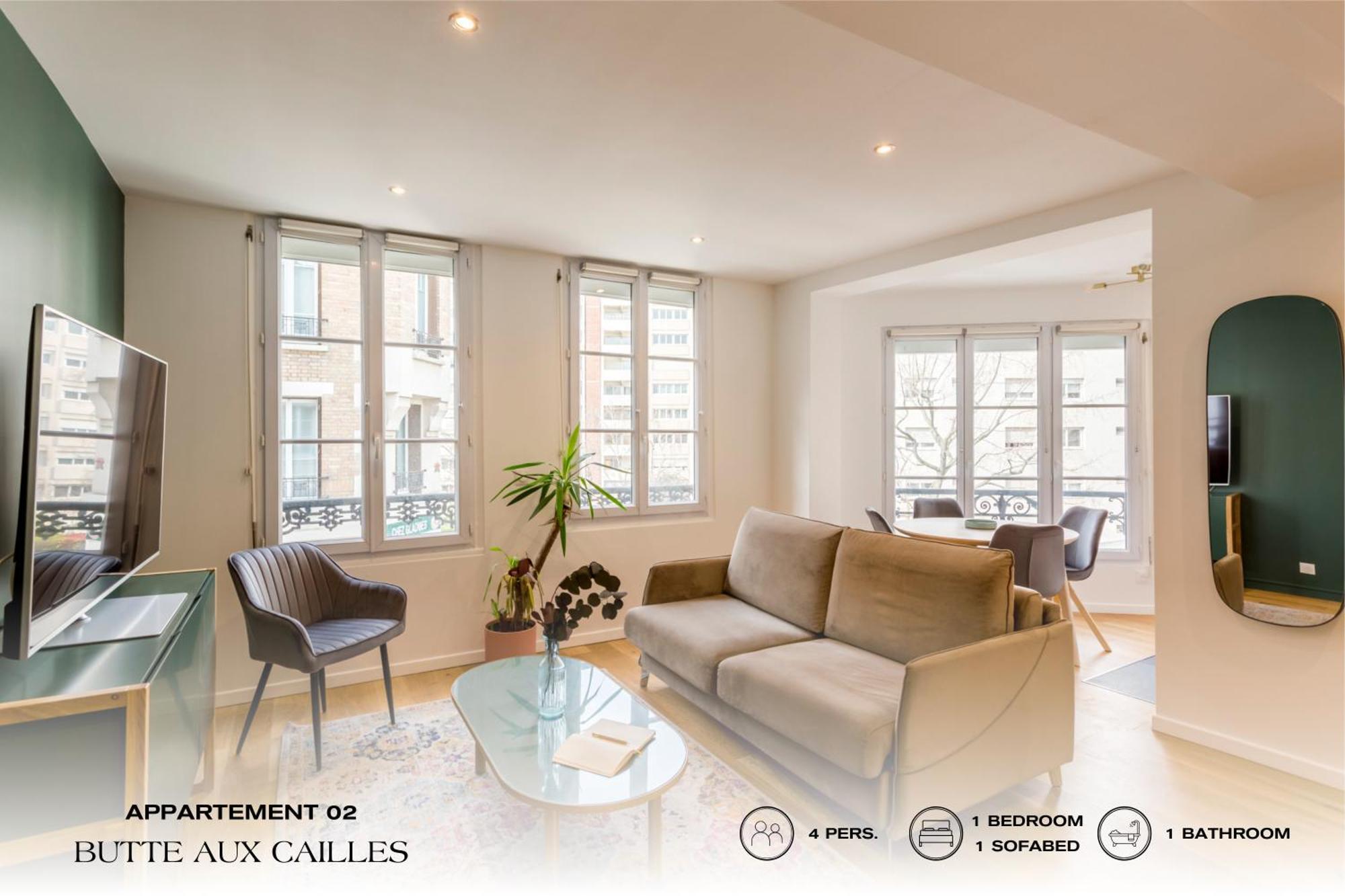 Beauquartier - Butte Aux Cailles I Appartement Parijs Buitenkant foto