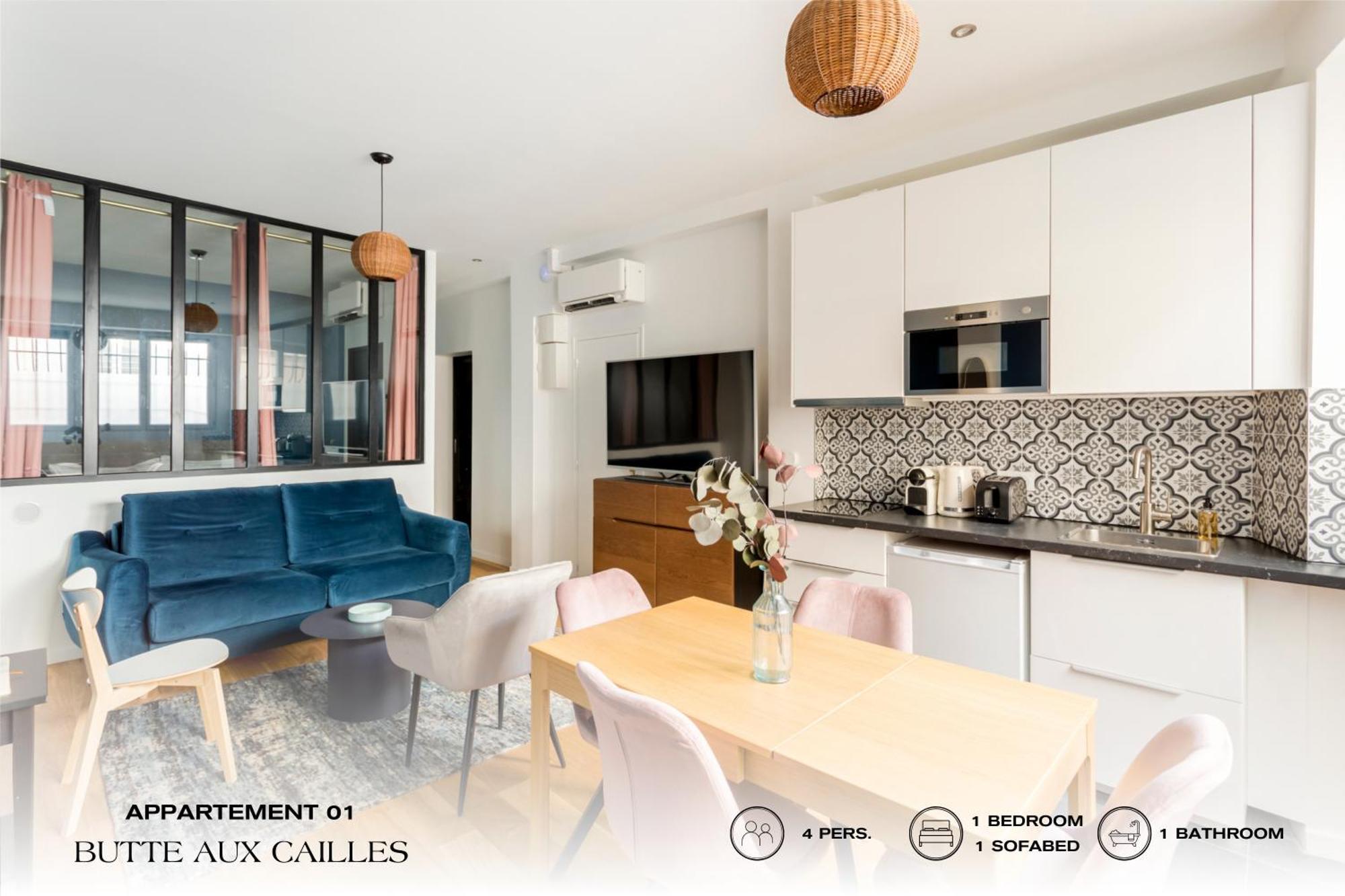 Beauquartier - Butte Aux Cailles I Appartement Parijs Buitenkant foto